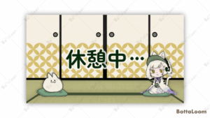 「シィ＆シィねこちゃん」配信休憩画面デザイン01